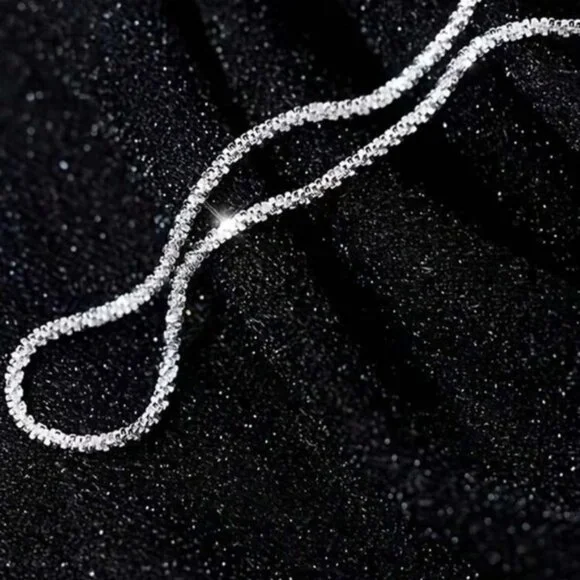 2pcs/set Simple Shiny Silver Anklet For Women, Great For Dates, Holidays - Picture 3 of 5